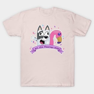 I am the flamingo queen! T-Shirt